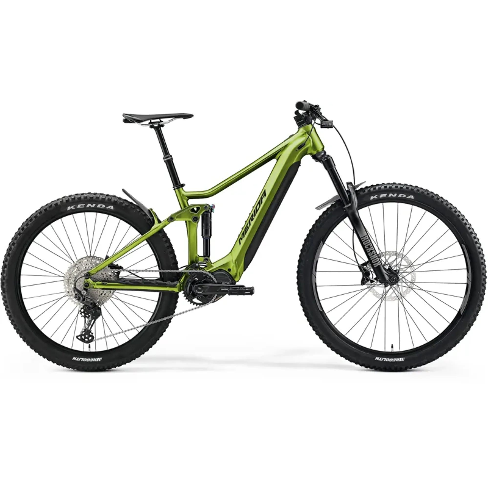 Merida eOne-Sixty 500 Electric Mountain Bike In Green/Black