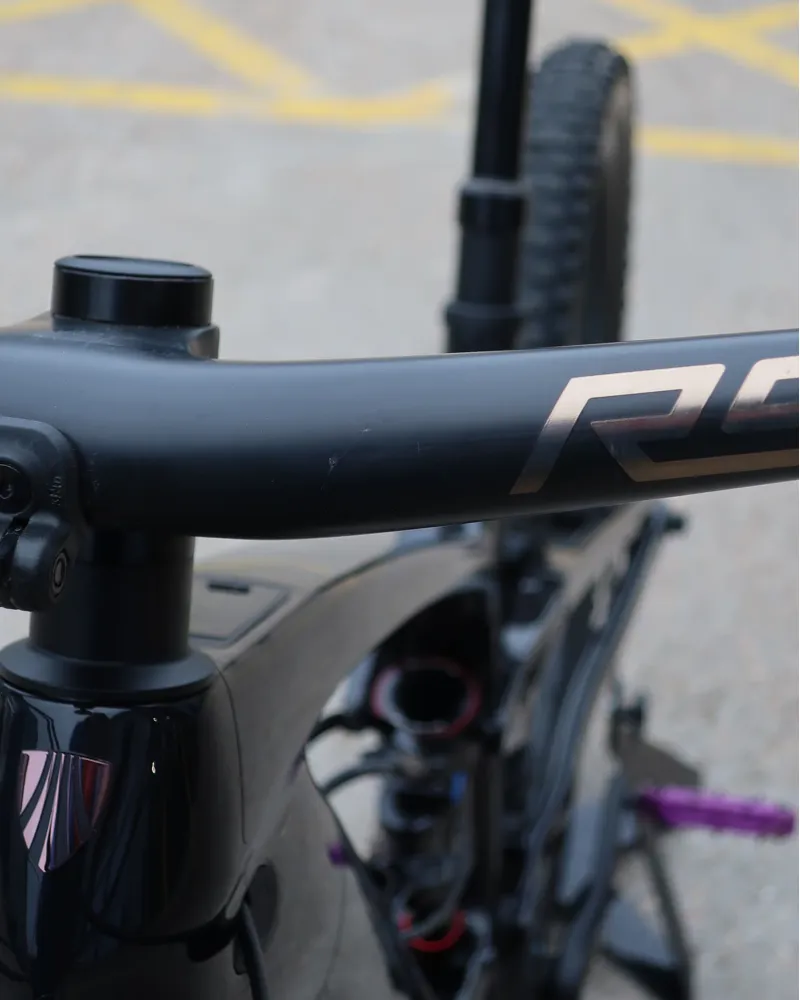 EX-DEMO Trek Fuel Exe 9.8 XT Electric Mountain Bike in Smoke Large-6