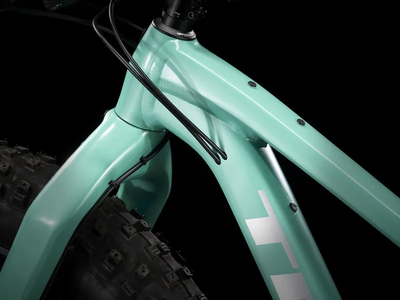 Trek Farley 5 Mountain Fat Bike in Satin Blue Sage Lithium Grey-5