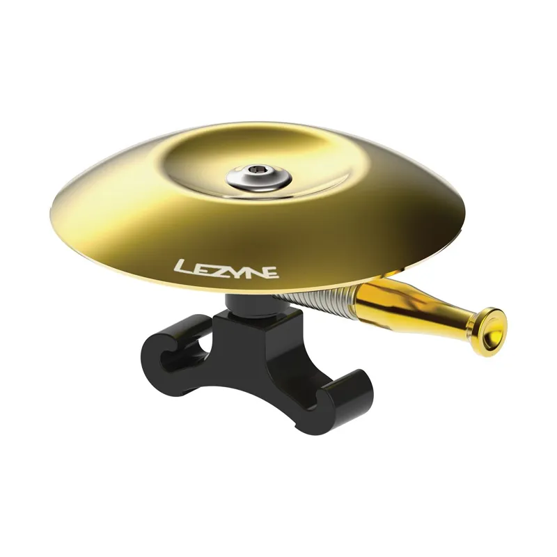 Lezyne Classic Shallow Brass Bicycle Bell Universal mount -1