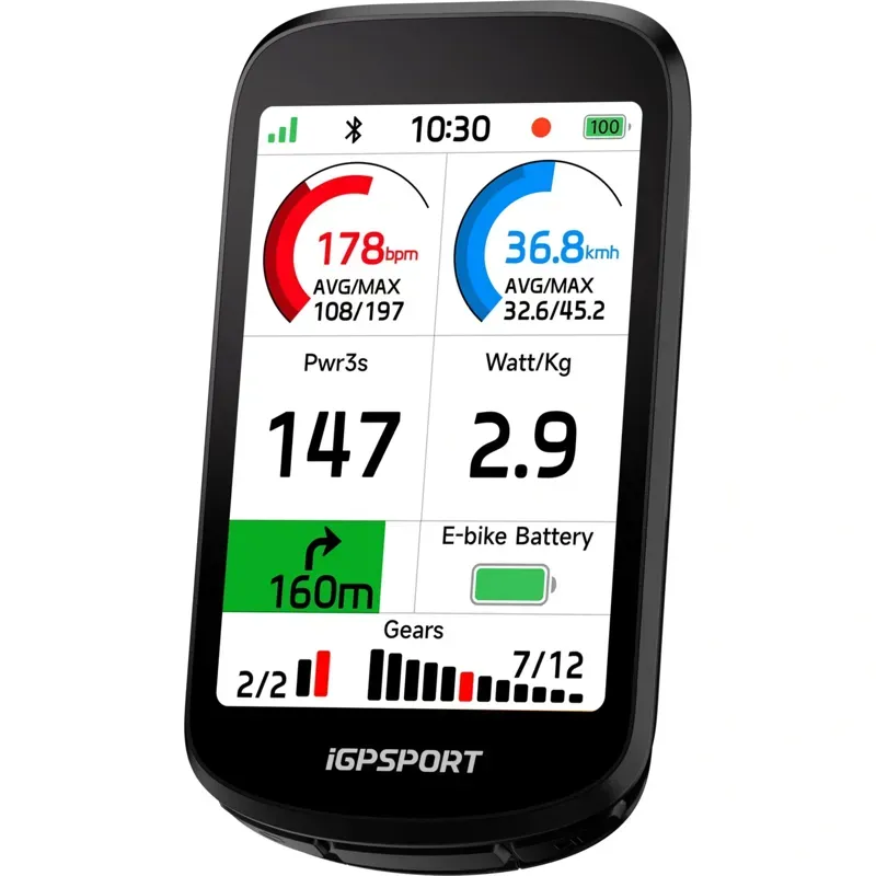 iGPSport BSC500 GPS Touch Screen Cycling Bike Computer in Black-4