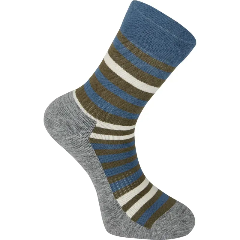 Madison Roam Isoler Merino 4 Season Cycling Sock In Slate Blue/Grey