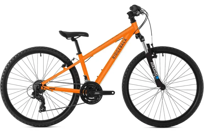 Ridgeback Mx26 Kids Bike with 26inch Wheels In Zesty Orange