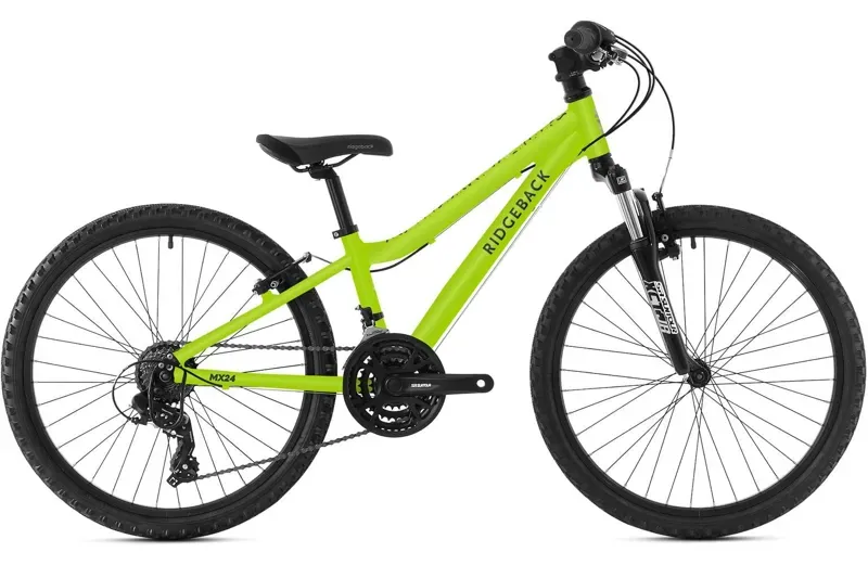 Ridgeback Mx24 Kids Aluminium Mountain Bike in Extreme Green