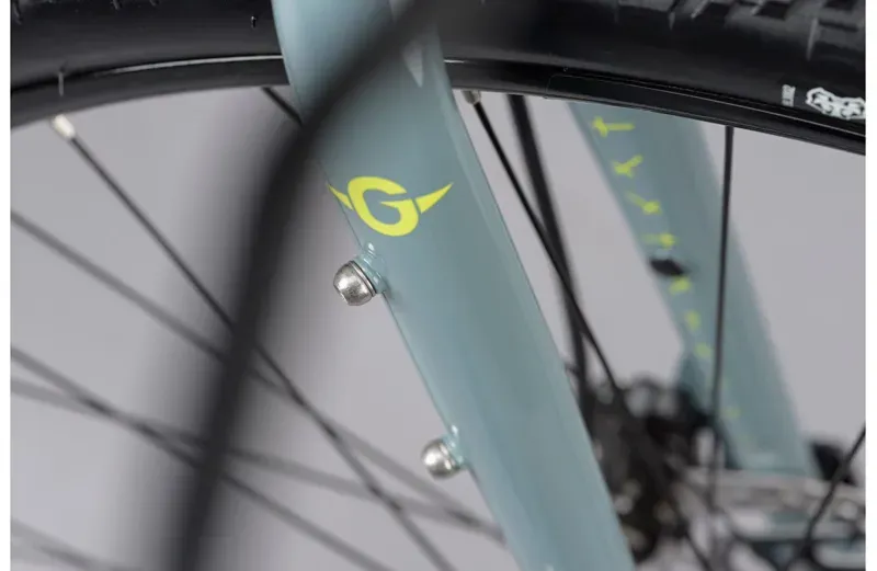 Genesis Croix De Fer 10 Steel Flat Bar Gravel Bike in Blue -3