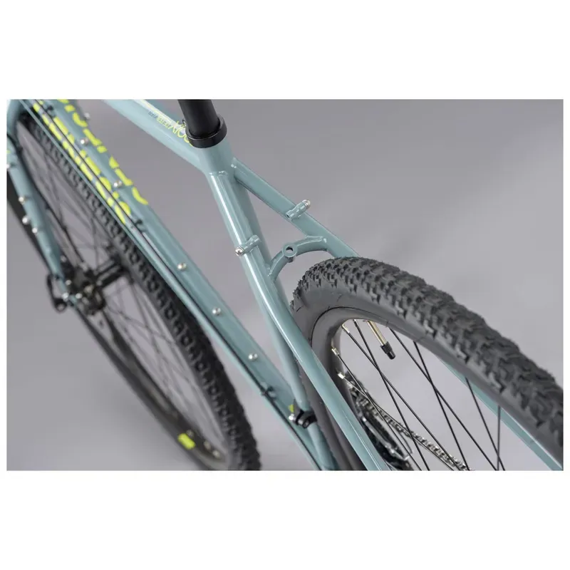 Genesis Croix De Fer 10 Steel Flat Bar Gravel Bike in Blue -10