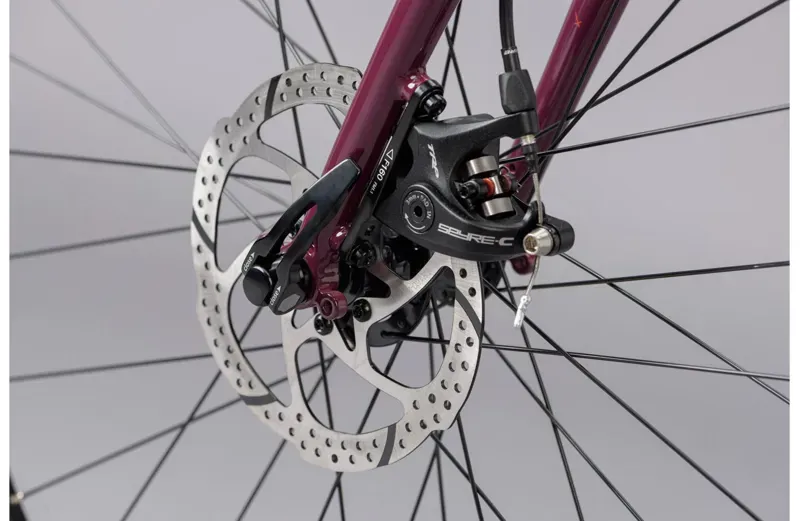 Genesis Croix De Fer 30 Steel Gravel Bike in Plum Purple Large-7