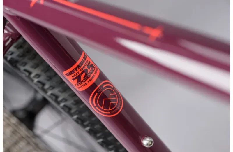 Genesis Croix De Fer 30 Steel Gravel Bike in Plum Purple Large-9