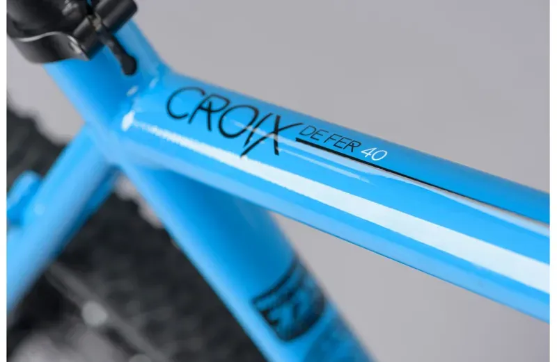 Genesis Croix De Fer 40 Steel Gravel Bike in Blue-7