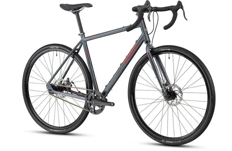 Genesis Flyer Steel Gravel Bike in Grey-1