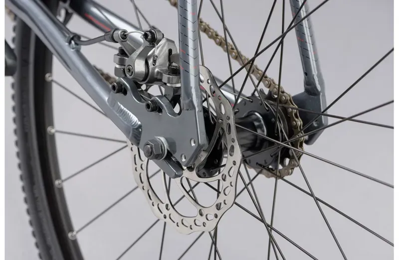 Genesis Flyer Steel Gravel Bike in Grey-13