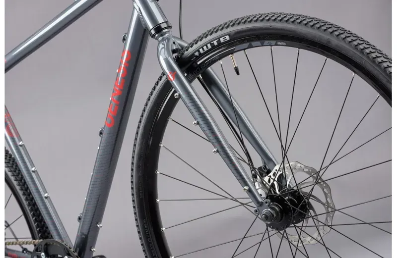 Genesis Flyer Steel Gravel Bike in Grey-6