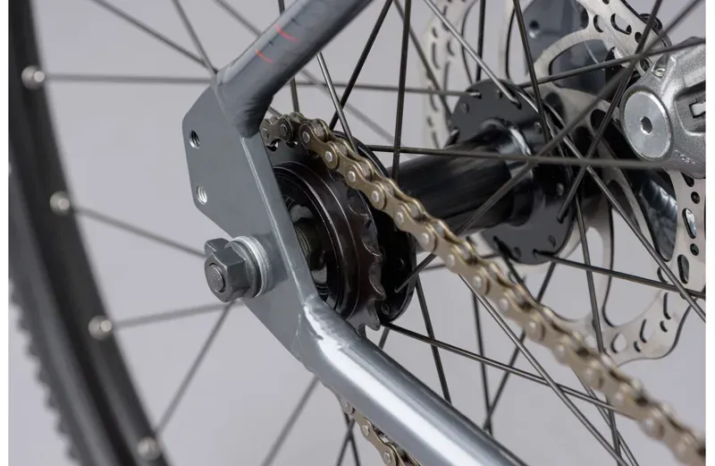 Genesis Flyer Steel Gravel Bike in Grey-12