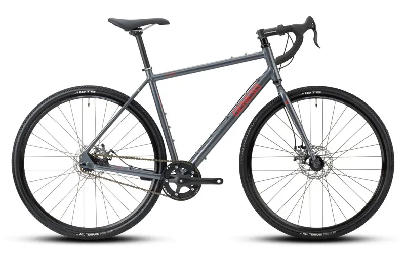 Genesis Flyer Steel Gravel Bike in Grey