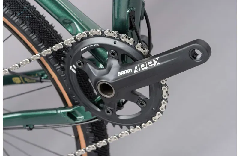 Genesis Fugio 10 Gravel Bike in Green Medium-8