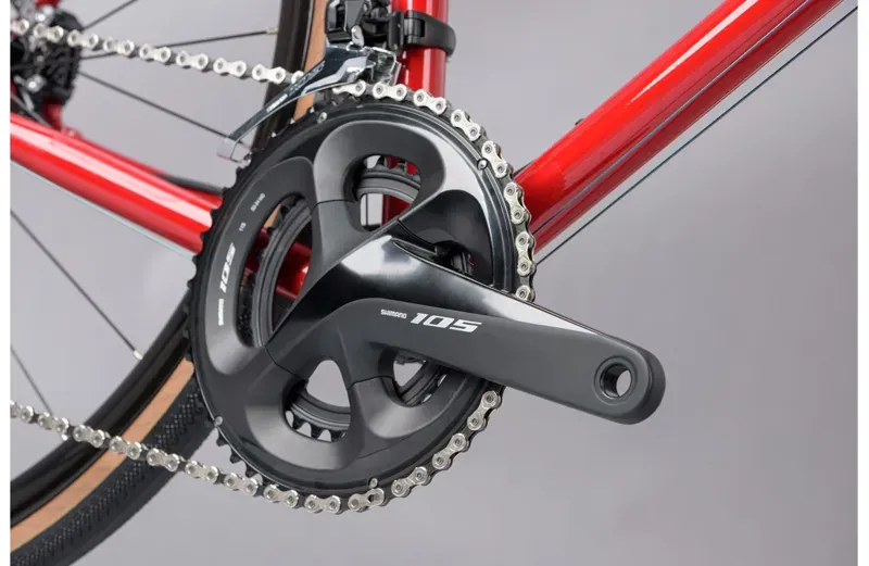 Genesis Equilibrium Disc Steel Road Bike in Red-8