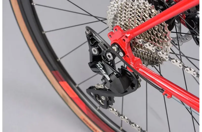 Genesis Equilibrium Disc Steel Road Bike in Red-9