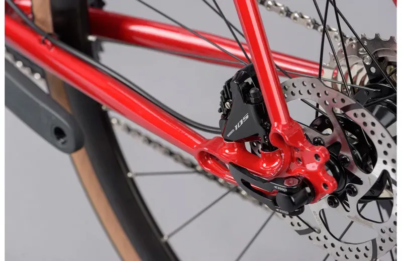 Genesis Equilibrium Disc Steel Road Bike in Red-10