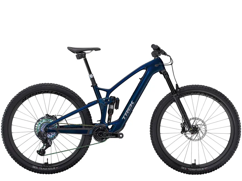 Trek Fuel EXE 9.9 XX1 AXS Electric Mountain Bike in Mulsanne Blue