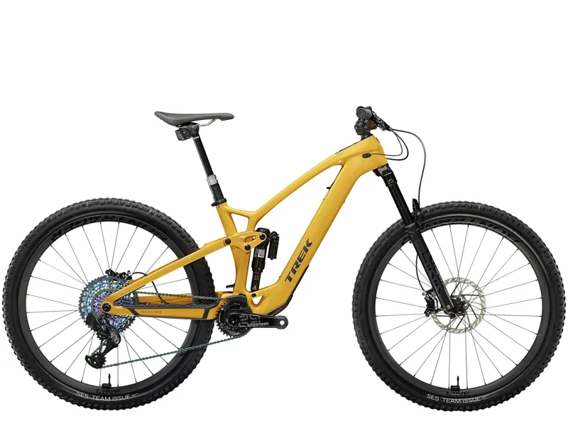 Trek Fuel EXE 9.9 XX1 AXS Electric Mountain Bike in Baja Yellow