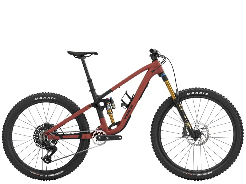 2026 Trek Fuel MX 9 SRAM EA90 Mountain Bike Sedona Red Pennyflake