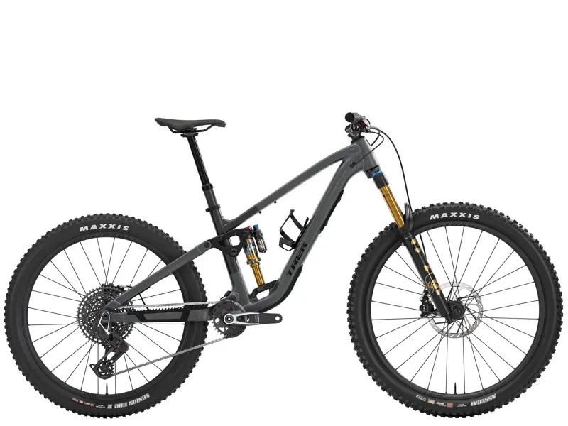 Trek Fuel MX 9 X0 AXS Gen 7 Mountain Bike in Lithium Grey/Trek Black Splatter