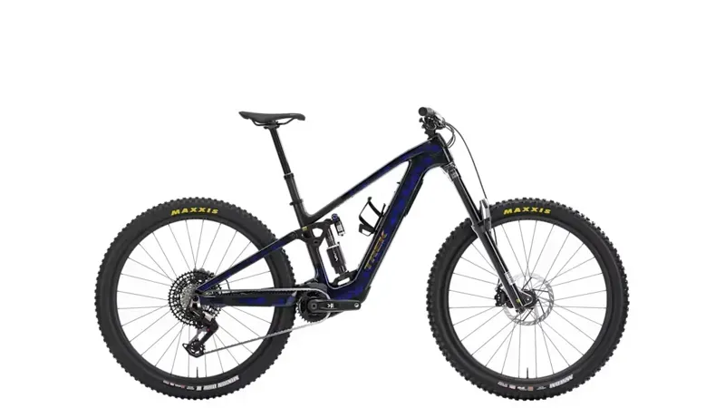 Trek Fuel+ LX 9.8 Eagle 90 Gen 2 eMountain Bike in Gloss Navy Smoke/Matte Trek Black