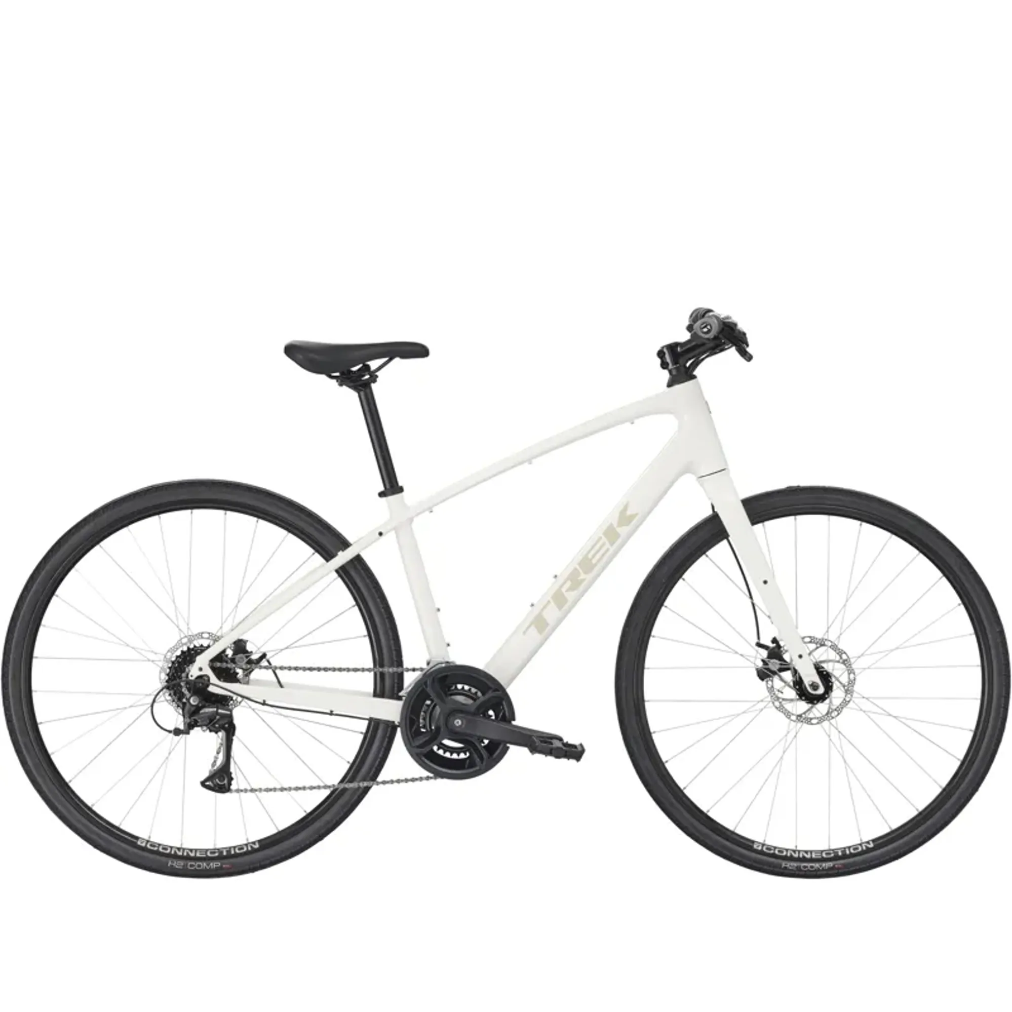 trek womens hybrid bicycles FX 2 Disc The FX 2 Disc is a stylish and versatile hybrid bike with disc brakes that provide powerful braking even when the weather isnt playing along Trek 820 WSD - Village