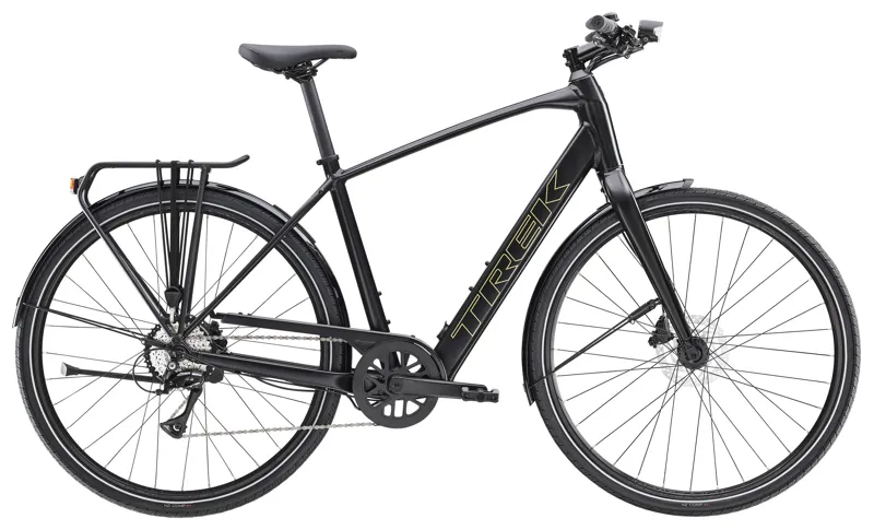 2026 Trek FX+ 2 LT Electric Hybrid Bike Trek Black