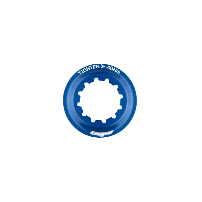 Hope Centre Lock Disc Lockring in Blue