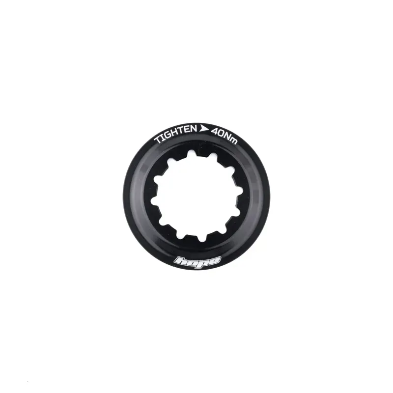 Hope Centre Lock Disc Lockring in Black