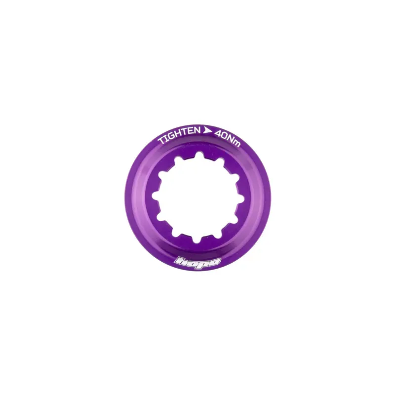 Hope Centre Lock Disc Lockring in Purple
