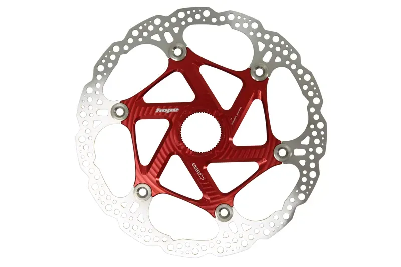Hope MTB Centre Lock Disc Brake Rotor Red 
