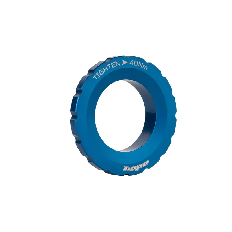 Hope Centre Lock Disc Lockring External in Blue