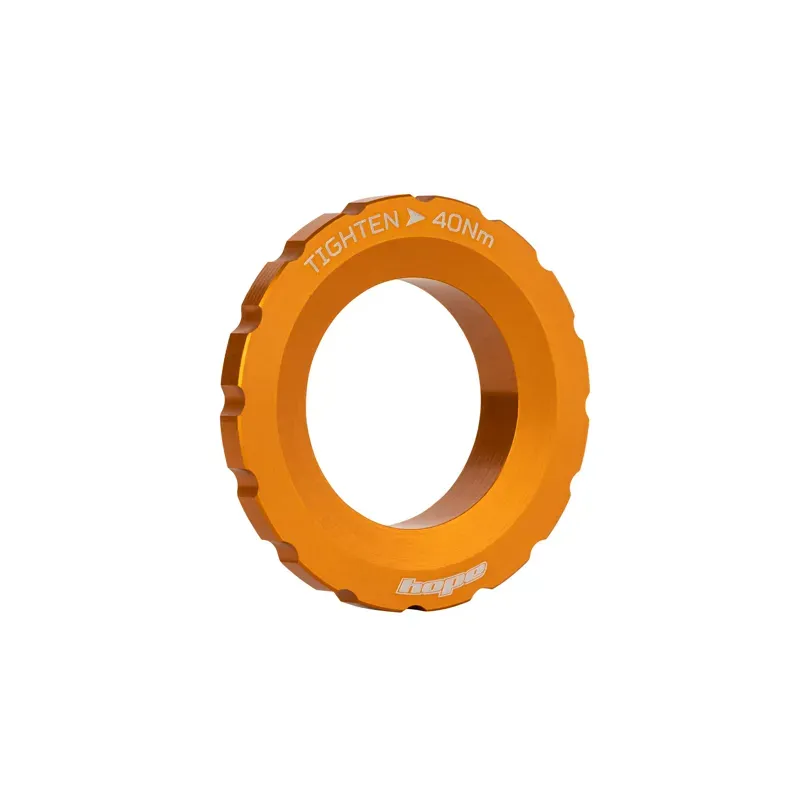 Hope Centre Lock Disc Lockring External in Orange