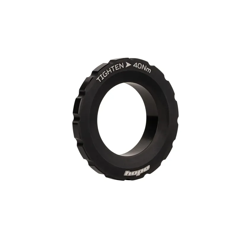 Hope Centre Lock Disc Lockring External in Black