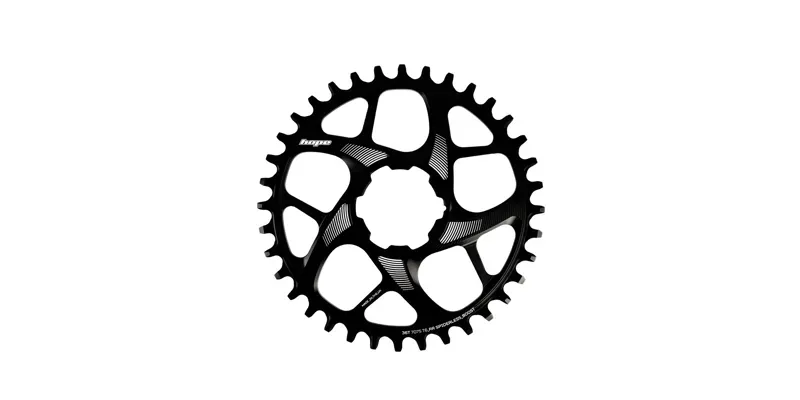 Hope 36-tooth Hope Direct Mount R22 Spiderless Retainer C-ing in Black