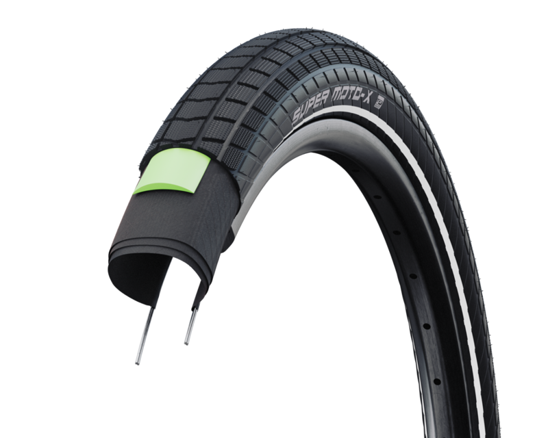 Schwalbe Super Moto-X 27.5x2.4-inch Tyre in Black-3
