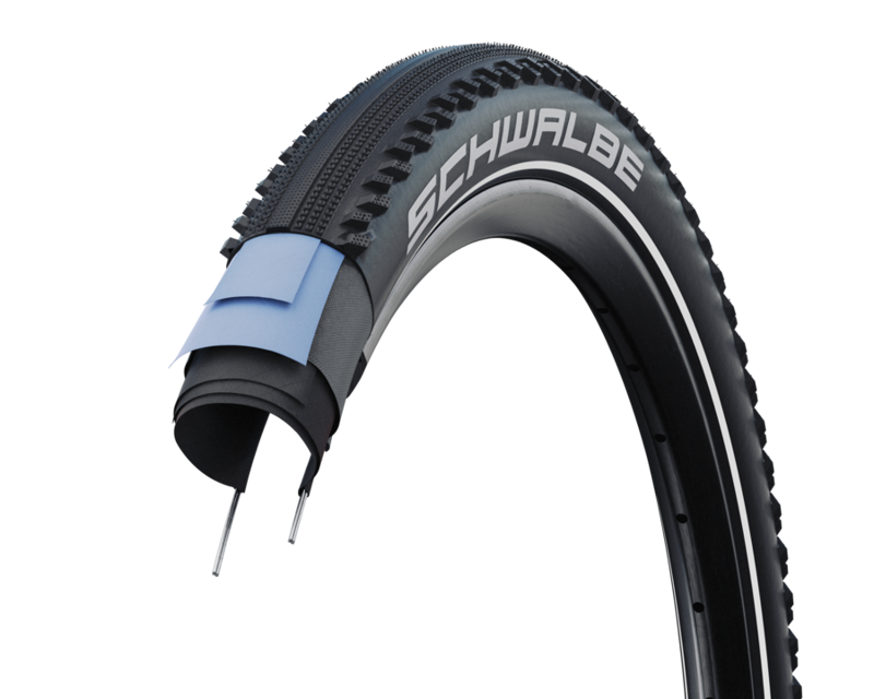 SCHWALBE 700 X 40C (42-622) HURRICANE WIRED PL TYRE  REFLEX-1