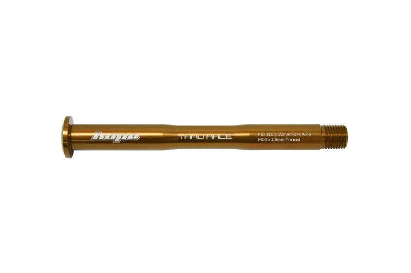 Hope Front 15mm Thru Axle for Fox Forks - Bronze