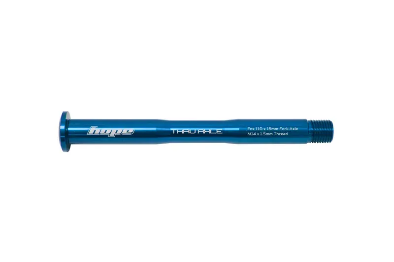 Hope Front 15mm Thru Axle for Fox Forks - Blue