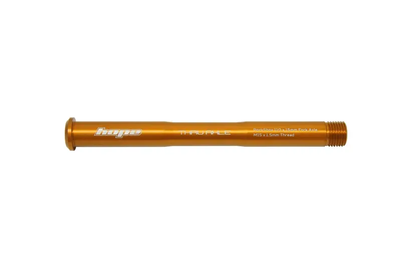 Hope Front 15mm Thru Axle for Rockshox Forks - Orange