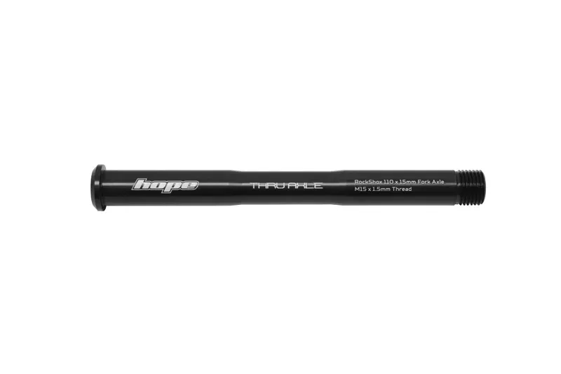 Hope Front 15mm Thru Axle for Rockshox Forks - Black
