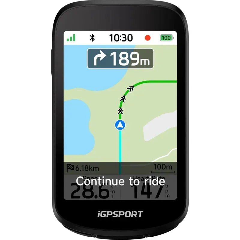 iGPSport BSC500 GPS Touch Screen Cycling Bike Computer in Black