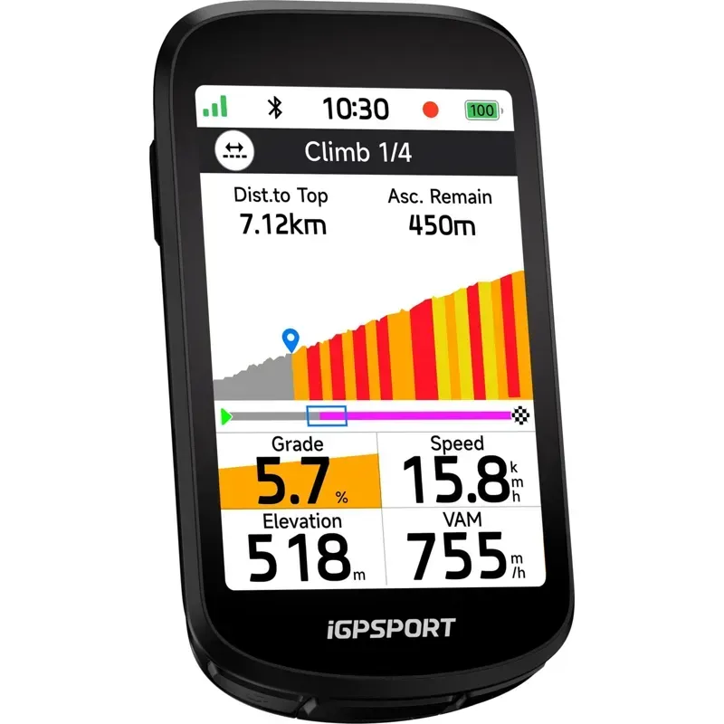 iGPSport BSC500 GPS Touch Screen Cycling Bike Computer in Black-2