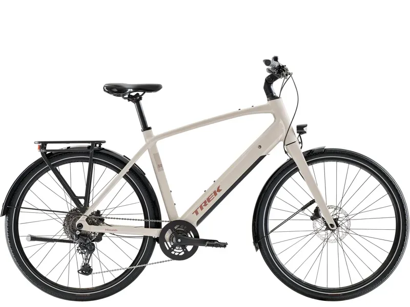 2027 Trek Inbound+ 2 10 speed Electric Hybrid Bike in Buff Beige