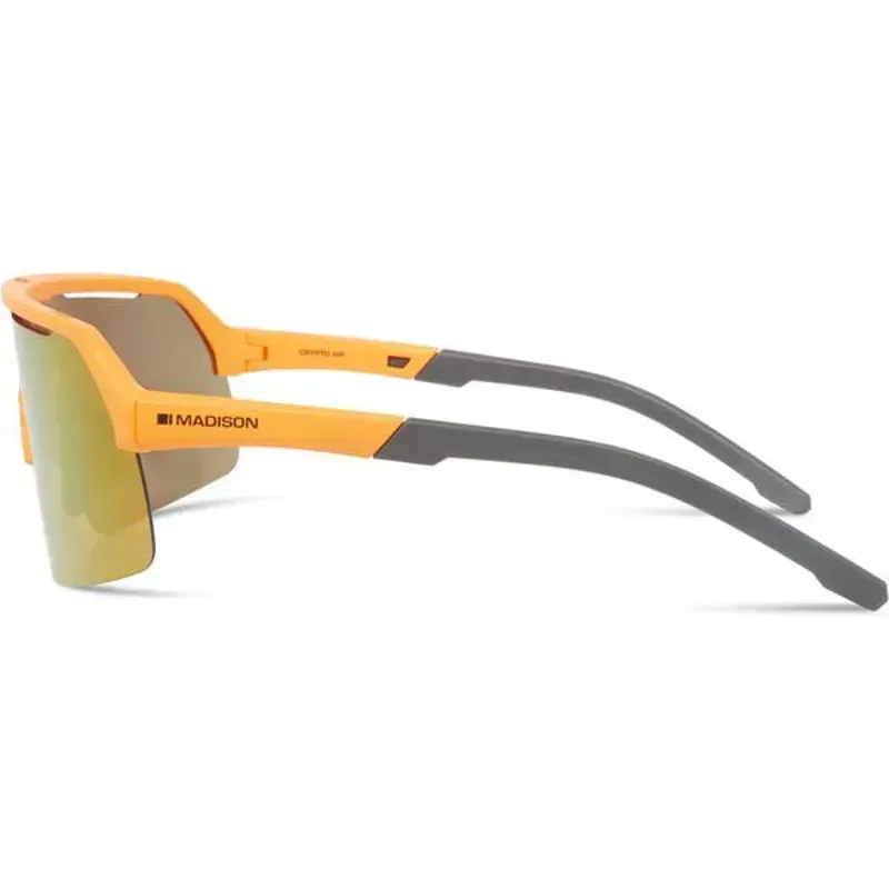 Madison Eyewear Crypto Air 3 Lens Pack Sunglasses in Mango Orange-2