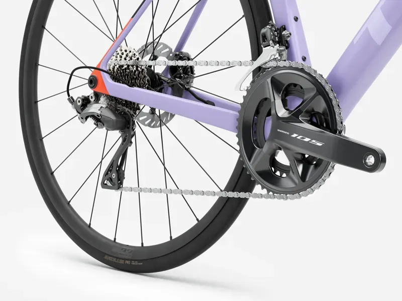 2026 Trek Madone SL 5 Carbon Road Bike in Lavender Haze Purple-5
