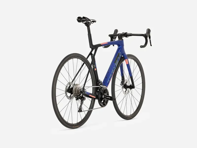 Trek Madone SL 5 Gen 8 Road Bike in Matte Cobalt Blue/Trek Black/Living Coral-1
