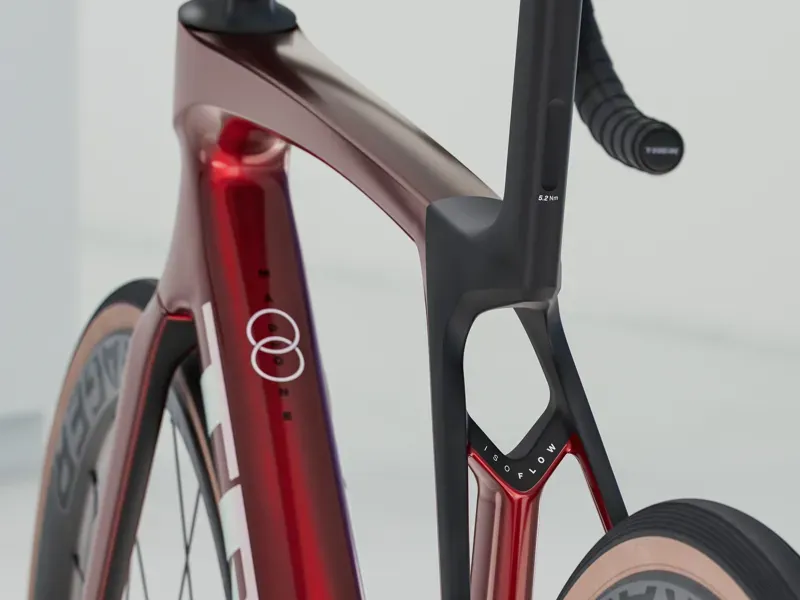 2025 Trek Madone SL 6 Carbon Road Bike in Crimson Red-3